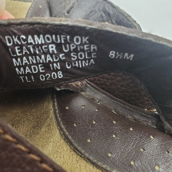 FINAL PRICE 🔥Dockers Camouflok brown leather sandals - Picture 6 of 9